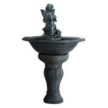 Load image into Gallery viewer, Gardeon Water Fountain Features Solar with LED Lights Outdoor Cascading Angel