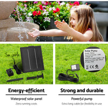 Load image into Gallery viewer, Zenton™ - Tranquil Sand Beige 4 Tier Solar Powered Water Fountain with Light