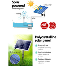Load image into Gallery viewer, Gardeon Solar Powered Water Pond Pump 60W