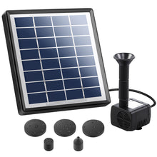 Load image into Gallery viewer, Solar Powered Pond Pump Submersible Fountains Ouotdoor Pool Garden Pumps 4 FT