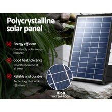 Load image into Gallery viewer, Solar Pond Pump Powered Garden Bird Bath Submersible Kit Panel Outdoor 6 FT