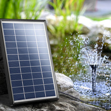 Load image into Gallery viewer, Solar Pond Pump Powered Garden Bird Bath Submersible Kit Panel Outdoor 6 FT