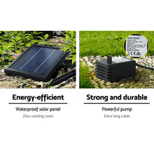 Load image into Gallery viewer, Gardeon Solar Water Fountain Features Outdoor 3 Tiered LED Lights Bird Bath