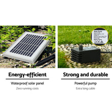Load image into Gallery viewer, Gardeon Water Fountain Features Solar with LED Lights Outdoor Cascading 3 Tired