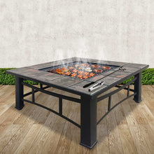 Load image into Gallery viewer, Grillz Fire Pit BBQ Grill Ice Bucket 4-In-1 Table