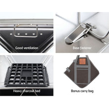 Load image into Gallery viewer, Grillz Fire Pit BBQ Grill with Carry Bag Camping