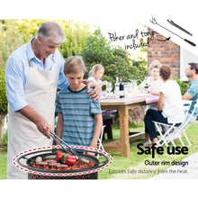Load image into Gallery viewer, Grillz Fire Pit BBQ Grill 76cm
