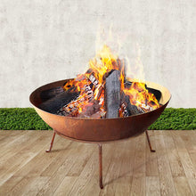 Load image into Gallery viewer, Grillz Fire Pit Cast Iron Rustic 70cm