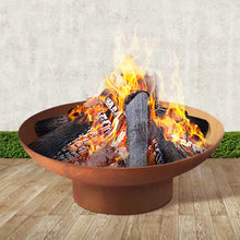 Load image into Gallery viewer, Grillz Fire Pit Bowl Cast Iron Rustic 70cm