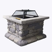 Load image into Gallery viewer, Grillz Fire Pit Table Square 55cm