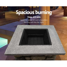 Load image into Gallery viewer, Grillz Fire Pit Table Square 55cm