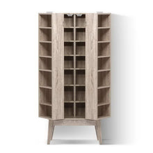 Load image into Gallery viewer, Artiss CD DVD Media Storage Display Shelf Folding Cabinet Bookshelf Bluray Rack Oak