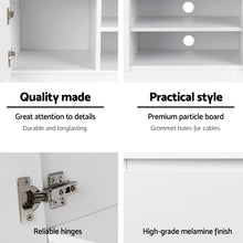 Load image into Gallery viewer, 120cm clean design white TV Entertainment Unit