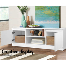 Load image into Gallery viewer, 120cm clean design white TV Entertainment Unit