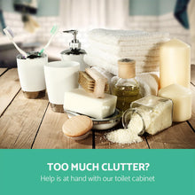 Load image into Gallery viewer, Contemporary and stylish Bathroom Storage Cabinet - White