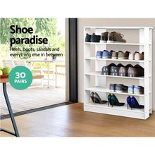 Load image into Gallery viewer, 6-Tier Shoe Rack - White