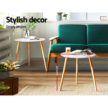 Load image into Gallery viewer, Artiss Coffee Table Round 50CM Callix