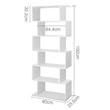 Load image into Gallery viewer, Artiss 6 Tier Display Shelf - White