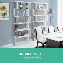 Load image into Gallery viewer, Artiss 6 Tier Display Shelf - White