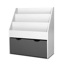 Load image into Gallery viewer, Keezi 3 Tiers Kids Bookshelf Magazine Rack Children Bookcase Organiser Storage
