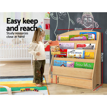 Load image into Gallery viewer, Keezi 5 Tiers Kids Bookshelf Magazine Shelf Rack Organiser Bookcase Display