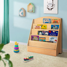 Load image into Gallery viewer, Keezi 5 Tiers Kids Bookshelf Magazine Shelf Rack Organiser Bookcase Display