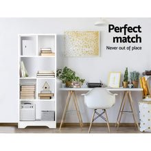 Load image into Gallery viewer, Artiss Display Shelf Bookcase Storage Cabinet Bookshelf Bookcase Home Office White
