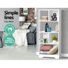 Load image into Gallery viewer, Artiss Display Shelf Bookcase Storage Cabinet Bookshelf Bookcase Home Office White