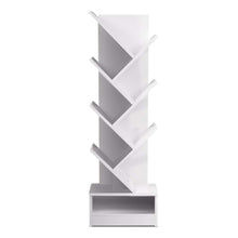 Load image into Gallery viewer, 7-Shelf Tree Bookshelf - White