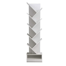 Load image into Gallery viewer, Artiss Display Shelf 9-Shelf Tree Bookshelf Book Storage Rack Bookcase White
