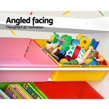 Load image into Gallery viewer, Keezi 8 Bins Kids Toy Box Storage Organiser Rack Bookshelf Drawer Cabinet