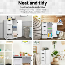 Load image into Gallery viewer, Bathroom Tallboy Storage Cabinet - White
