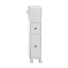 Load image into Gallery viewer, Artiss Bathroom Cabinet Toilet Storage Caddy Holder w/ Wheels