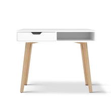 Load image into Gallery viewer, Artiss Office Computer Desk Study Table Storage Drawers Student Laptop White