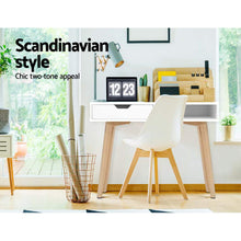 Load image into Gallery viewer, Artiss Office Computer Desk Study Table Storage Drawers Student Laptop White