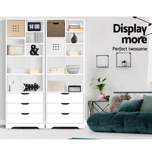 Load image into Gallery viewer, Artiss Display Drawer Shelf - White