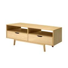 Load image into Gallery viewer, 120cm Scandinavian Wooden TV Cabinet Entertainment Unit