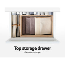 Load image into Gallery viewer, Artiss Shoe Cabinet 3 Tier Shoes Storage Drawer High Gloss White Rack Shelf