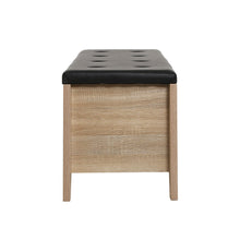 Load image into Gallery viewer, Artiss Storage Ottoman Blanket Box Leather Bench Foot Stool Chest Toy Oak Couch