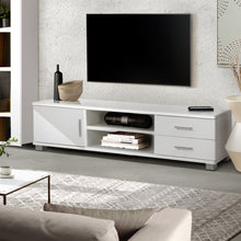 Load image into Gallery viewer, 120cm Stylish White TV Stand Entertainment Unit