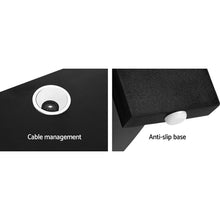 Load image into Gallery viewer, Corner Office Computer Desk - L-Shape Black