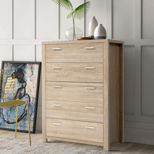 Load image into Gallery viewer, Artiss 5 Chest of Drawers Tallboy Dresser Table Bedroom Storage Cabinet
