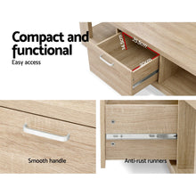 Load image into Gallery viewer, Artiss Coffee Table Wooden Shelf Storage Drawer Living Furniture Thick Tabletop