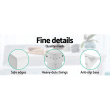 Load image into Gallery viewer, 4 Seater Wooden White 120cm square dining table