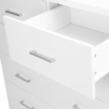 Load image into Gallery viewer, Artiss Tallboy Dresser Table 6 Chest of Drawers Cabinet Bedroom Storage White