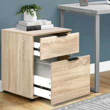 Load image into Gallery viewer, 2 Drawer Office Filing Cabinet - Wood