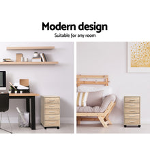Load image into Gallery viewer, 5 Drawer Office Filing Cabinet - Wood