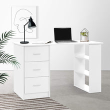 Load image into Gallery viewer, Artiss Office Computer Desk Student Study Table Workstation 3 Drawers Shelf 120cm