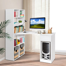 Load image into Gallery viewer, Artiss Office Computer Desk Student Study Table Home Workstation Corner Shelf