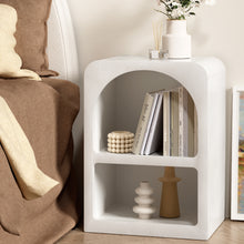 Load image into Gallery viewer, Artiss Bedside Table Drawers Side Table Shelves Nightstand Bedroom Arched White